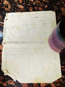 The original recipe as written down about 30 years ago